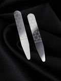 Peluche Refine Hold Silver Metal Collar Stays