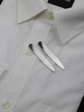 Peluche Refine Hold Silver Metal Collar Stays