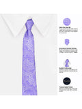 Neck Tie and Pocket Square Set for Men