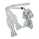 Open Bow Tie and Pocket Square Set for Men