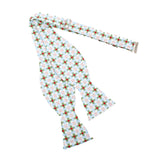 Open Bow Tie and Pocket Square Set for Men