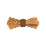 Peluche Wooden Brown Bow Tie For Men