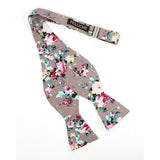 Open Bow Tie and Pocket Square Set for Men
