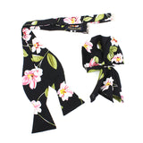 Open Bow Tie and Pocket Square Set for Men