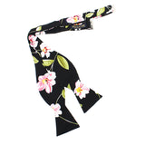 Open Bow Tie and Pocket Square Set for Men