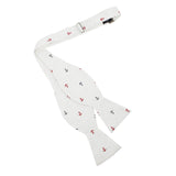 Open Bow Tie and Pocket Square Set for Men