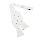 Open Bow Tie and Pocket Square Set for Men