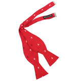 Open Bow Tie and Pocket Square Set for Men
