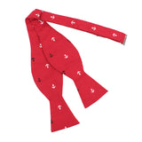 Open Bow Tie and Pocket Square Set for Men