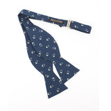 Open Bow Tie and Pocket Square Set for Men