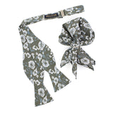 Open Bow Tie and Pocket Square Set for Men