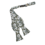 Open Bow Tie and Pocket Square Set for Men