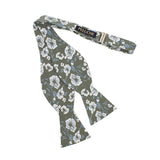Open Bow Tie and Pocket Square Set for Men