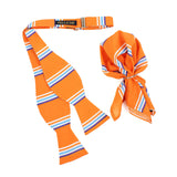 Open Bow Tie and Pocket Square Set for Men
