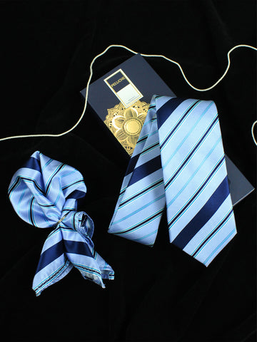 Neck Tie and Pocket Square Set for Men