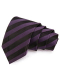 Peluche Stripy Microfiber Necktie for Men