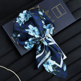 Peluche Checkered With Floral Print Pocket Square For Men