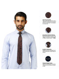 Peluche Geometrical Microfiber Necktie for Men