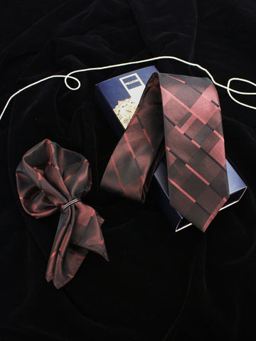 Neck Tie and Pocket Square Set for Men