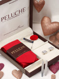 Trim Gift Box Includes 1 Neck Tie, 1 Brooch, 1 Pair of Cufflinks and 1 Pair of Collar Stays for Men | Genuine Branded Product from Peluche.in