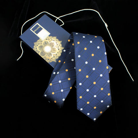 Peluche Dotted Microfiber Necktie for Men