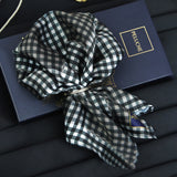 Peluche PolySilk Checkered Design Pocket Square For Men