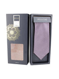 Peluche Wavy Pink Necktie for Men