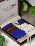 Winsome Gift Box Includes 1 Neck Tie, 1 Brooch, 1 Pair of Cufflinks and 1 Pair of Collar Stays for Men | Genuine Branded Product from Peluche.in