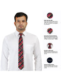 Peluche Trim Microfiber Necktie for Men