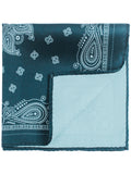 Peluche Paisley Luxe Royal Blue Pocket Square For Men