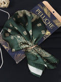 Peluche Paisley Luxe Green Pocket Square For Men