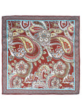Peluche Noir Paisley Multicolor Pocket Square For Men