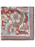 Peluche Noir Paisley Multicolor Pocket Square For Men