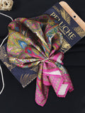 Peluche Flamingo Bloom Multicolor Pocket Square For Men