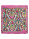 Peluche Flamingo Bloom Multicolor Pocket Square For Men