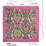 Peluche Flamingo Bloom Multicolor Pocket Square For Men