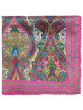 Peluche Flamingo Bloom Multicolor Pocket Square For Men