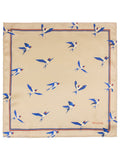 Peluche Sky Plume Beige Pocket Square For Men