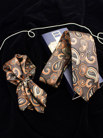 Neck Tie and Pocket Square Set for Men