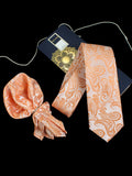 Neck Tie and Pocket Square Set for Men