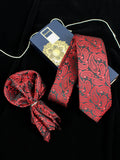 Neck Tie and Pocket Square Set for Men