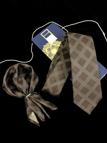 Neck Tie and Pocket Square Set for Men