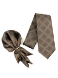 Neck Tie and Pocket Square Set for Men
