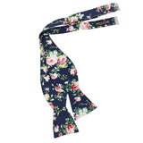 Open Bow Tie and Pocket Square Set for Men