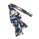 Open Bow Tie and Pocket Square Set for Men