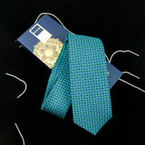 Peluche Novel Green Colored Microfiber Necktie For Men