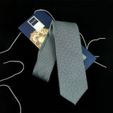 Peluche Aristocratic Black Colored Microfiber Necktie For Men