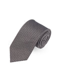 Peluche Aristocratic Black Colored Microfiber Necktie For Men