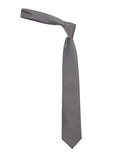 Peluche Aristocratic Black Colored Microfiber Necktie For Men