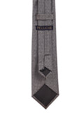 Peluche Aristocratic Black Colored Microfiber Necktie For Men